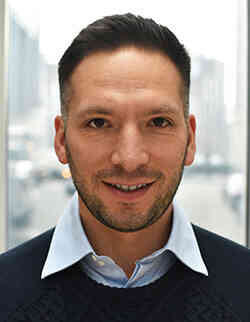 Jacopo Mattaini, physical therapist with HSS Rehabilitation